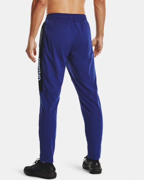 Men's UA Sportstyle Graphic Track Pants, Blue, pdpMainDesktop image number 1